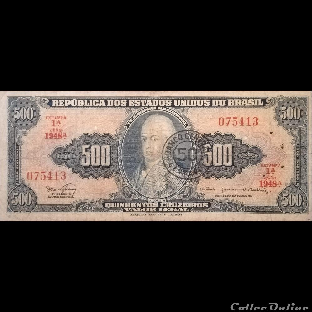 BRESIL - P 186 - 50 CENTAVOS - 1967 billet amerique du sud bresil p 186 50 centavos 1967