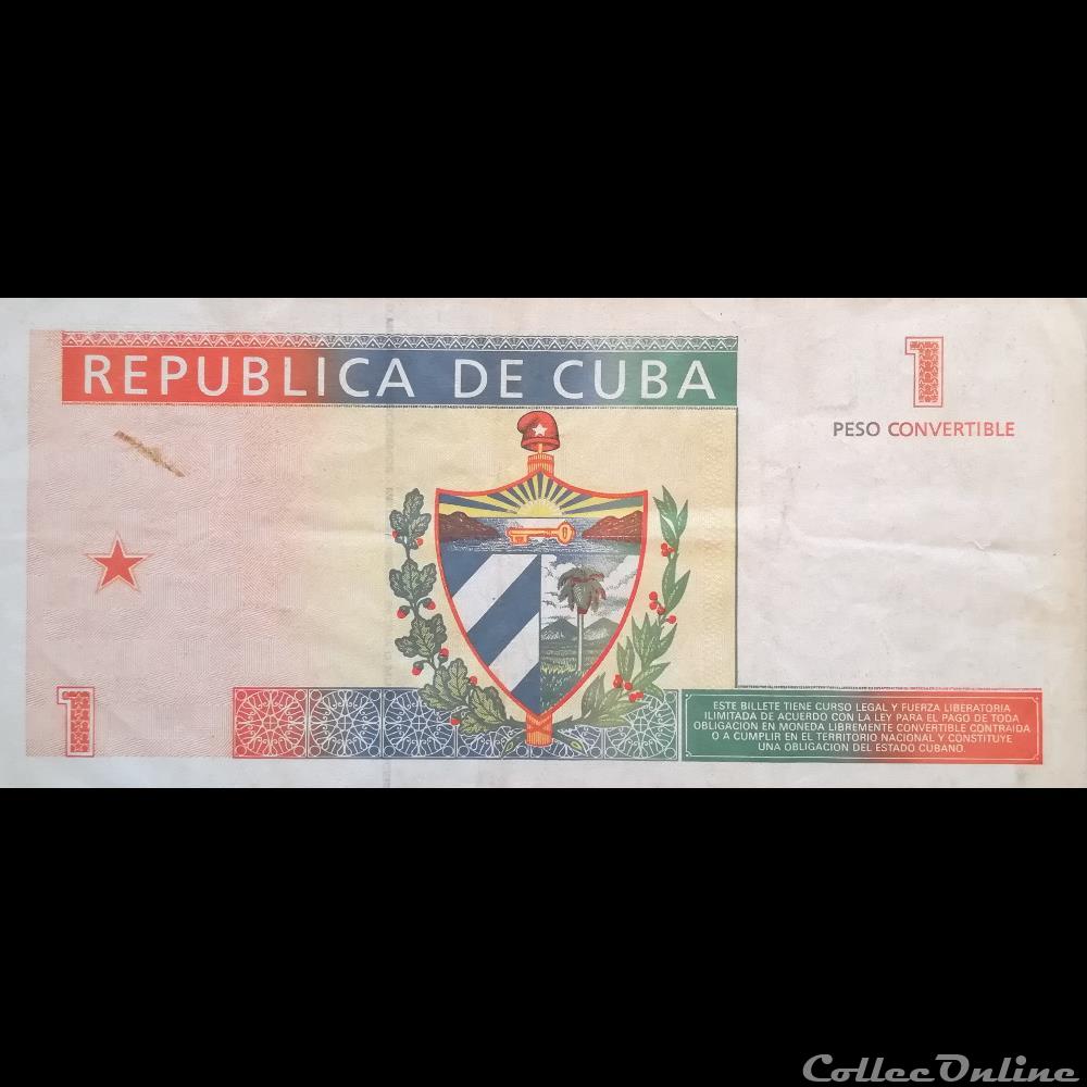 CUBA - P FX 37 - 1 PESO - 1994 billet amerique du nord cuba p fx 37 1 peso 1994