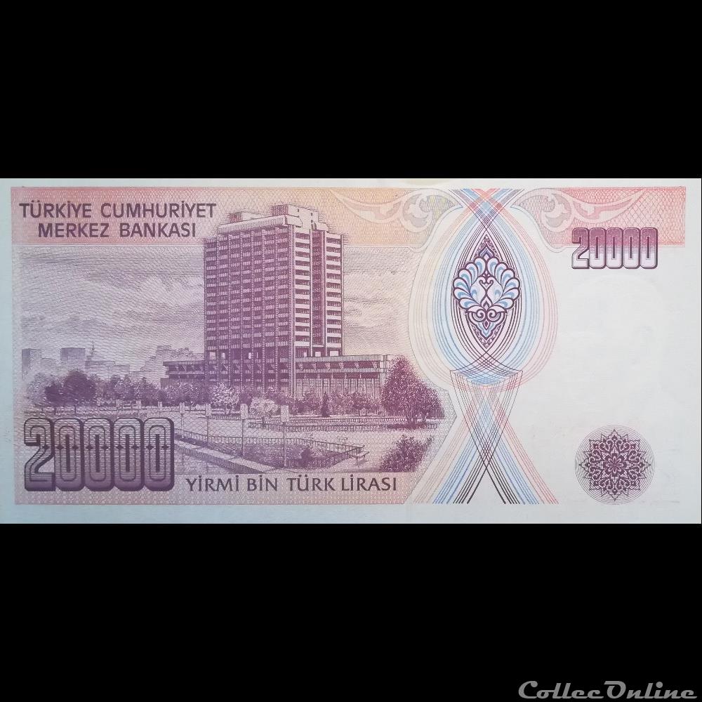 TURQUIE - P 202 - 20.000 LIRA - 1995 billet asie turquie p 202 20 000 lira 1995
