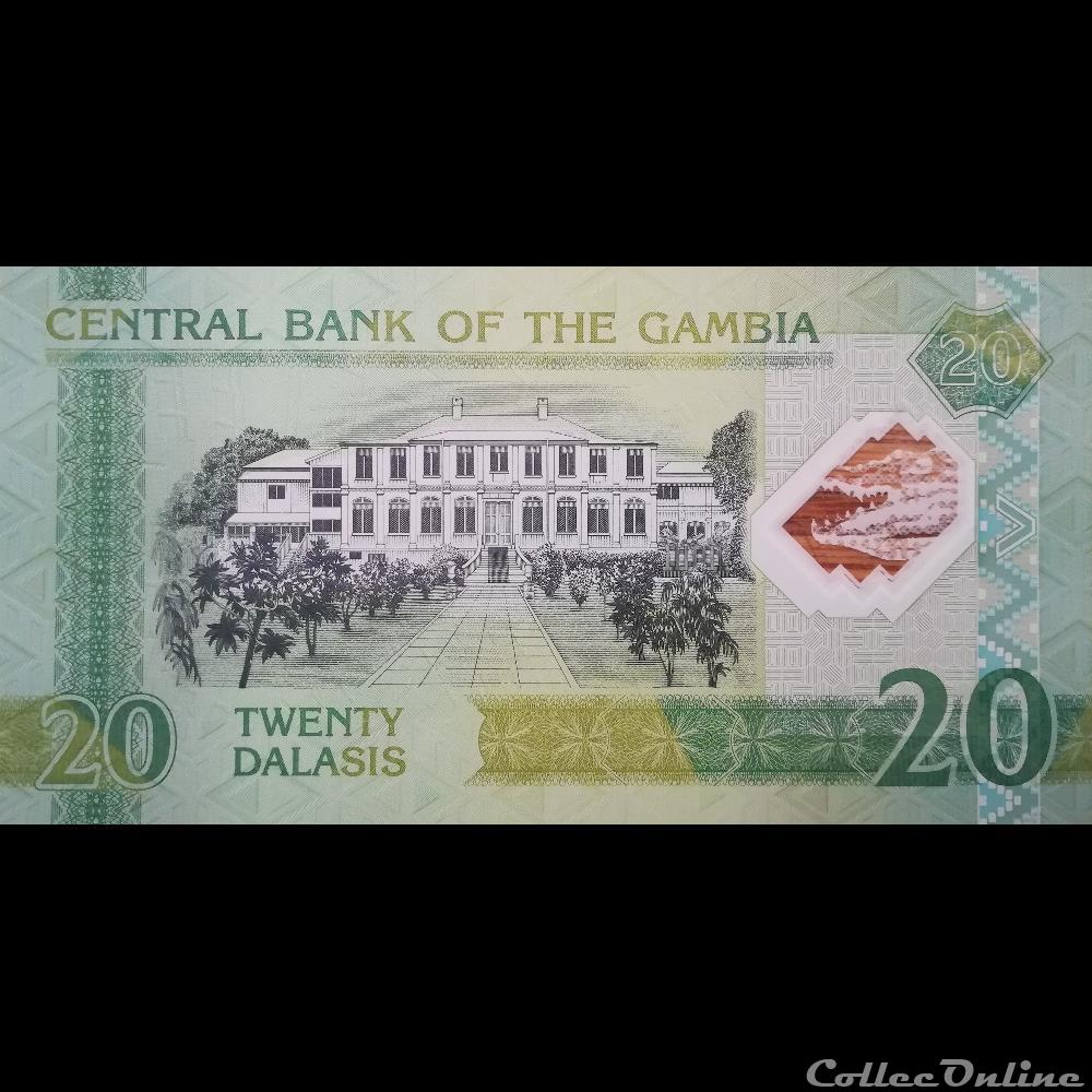 GAMBIE - P 30 - 20 DALASIS COMMEMORATIF 2014 billet afrique gambie p 30 20 dalasis commemoratif 2014
