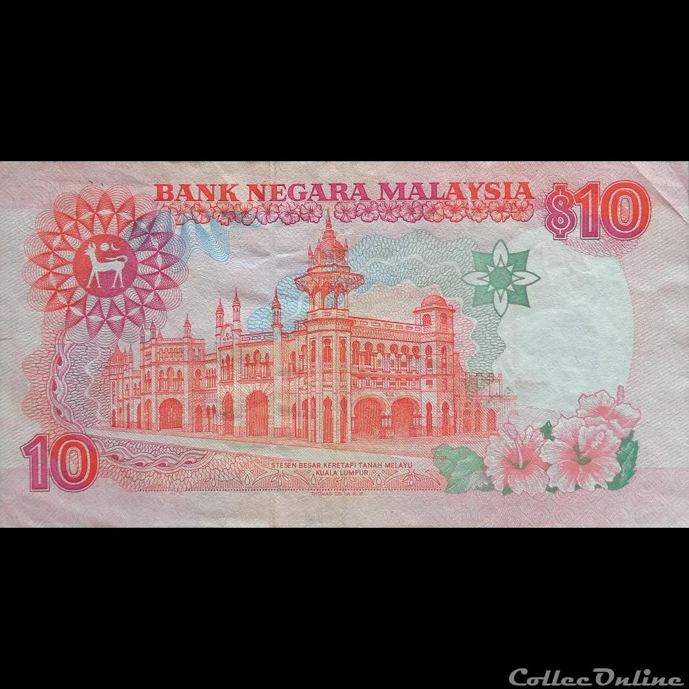 billet asie malaisie p 29 10 ringgit 1989