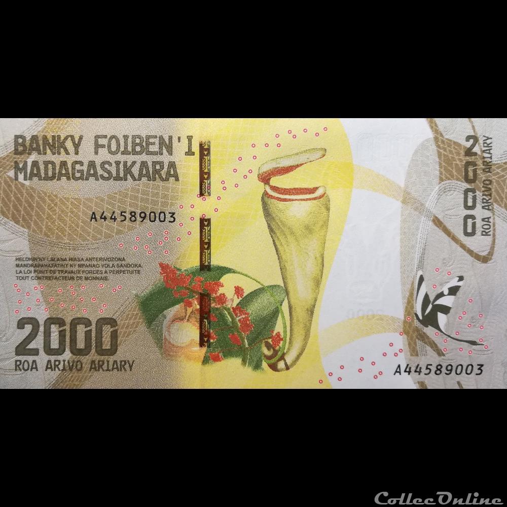 MADAGASCAR - P 101 - 2000 ARIARY - 2017 billet afrique madagascar p 101 2000 ariary 2017