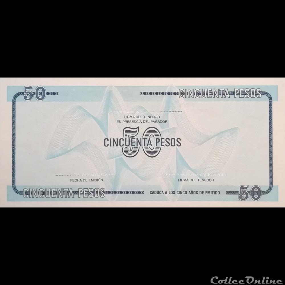 CUBA - P FX 24 - 50 PESOS - ND billet amerique du nord cuba p fx 24 50 pesos nd