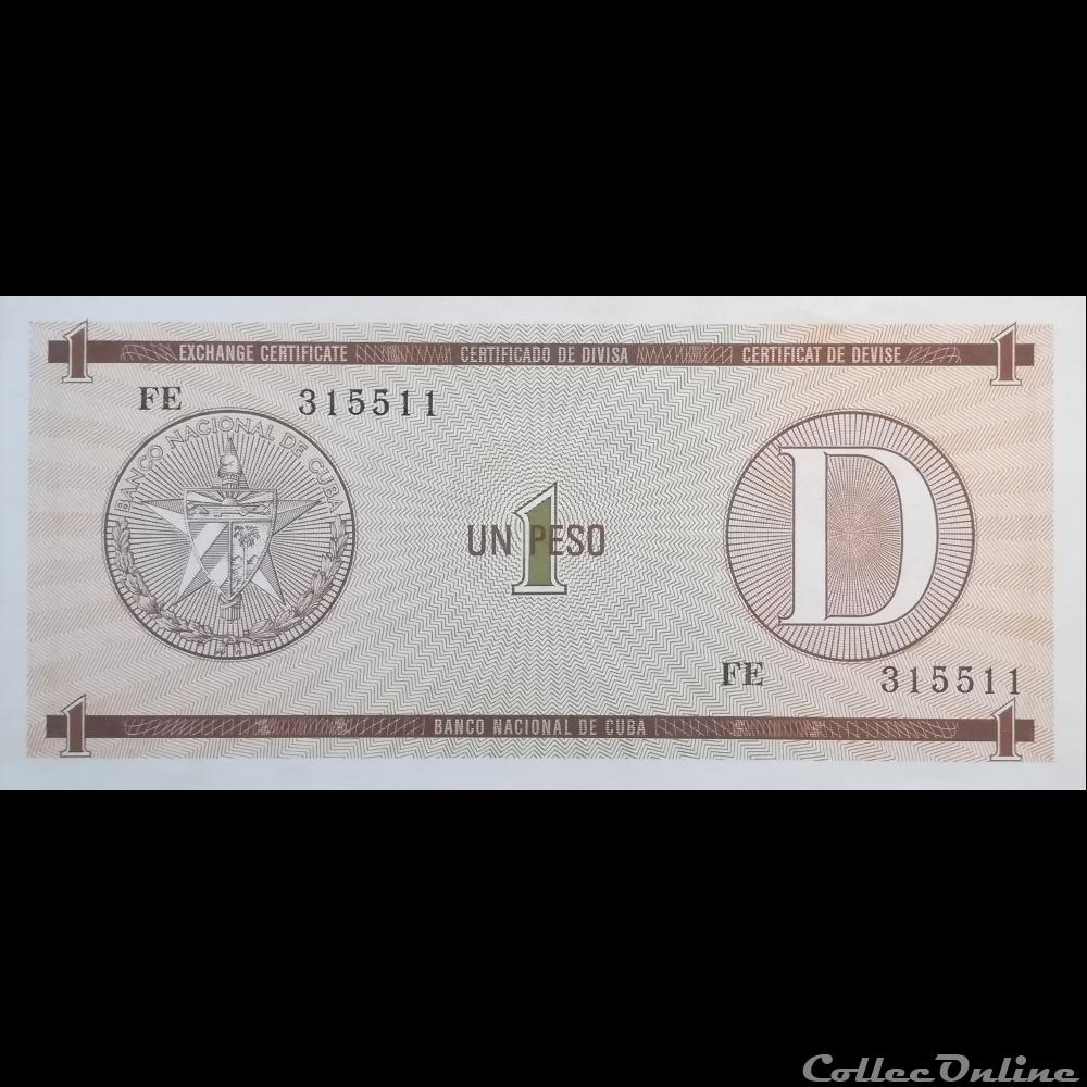 CUBA - P FX 32 - 1 PESO - ND billet amerique du nord cuba p fx 32 1 peso nd