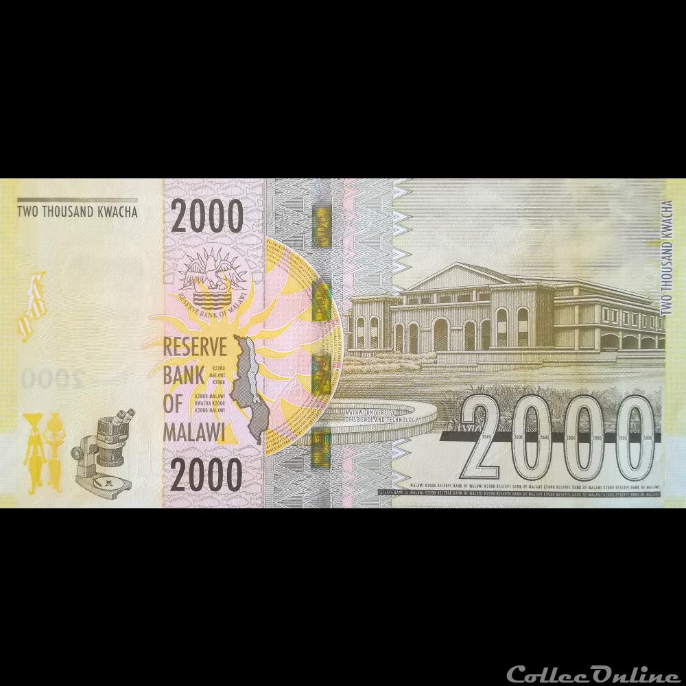 MALAWI - P 69 A - 2000 KWACHA - 2016 billet afrique malawi p 69 a 2000 kwacha 2016