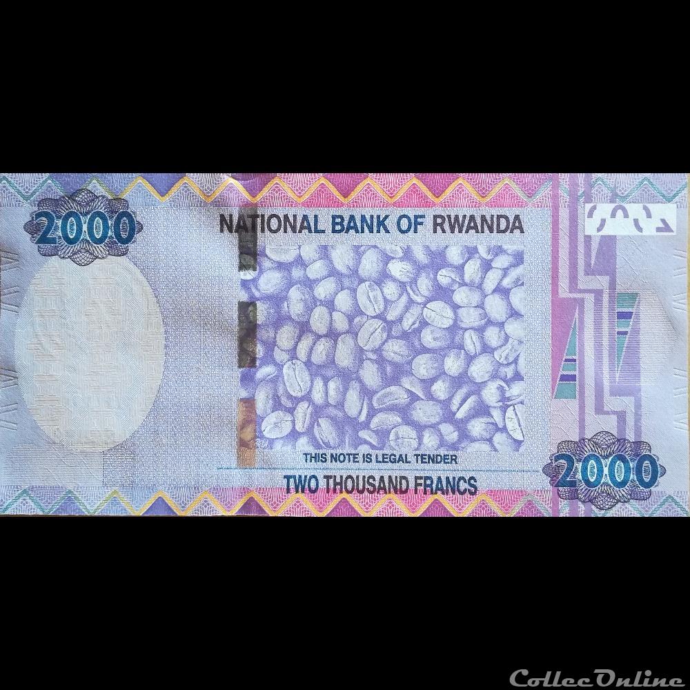 RWANDA - P 40 A - 2000 FRANCS - 2014 billet afrique rwandum rwanda p 40 a 2000 francs 2014