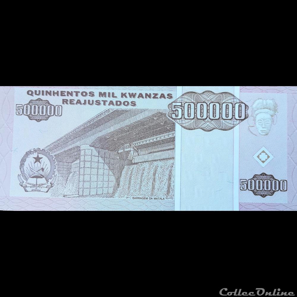 ANGOLA - P 140 - 500 000 KWANZAS - 1995 billet afrique angola p 140 500 000 kwanzas 1995