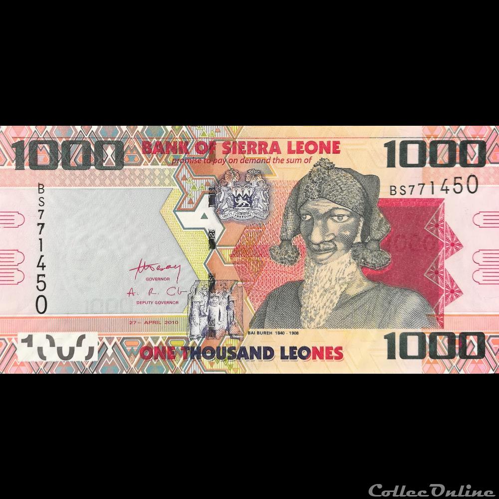 SIERRA LEONE - P 30 - 1000 LEONES - 2010 billet afrique sierra leone p 30 1000 leones 2010