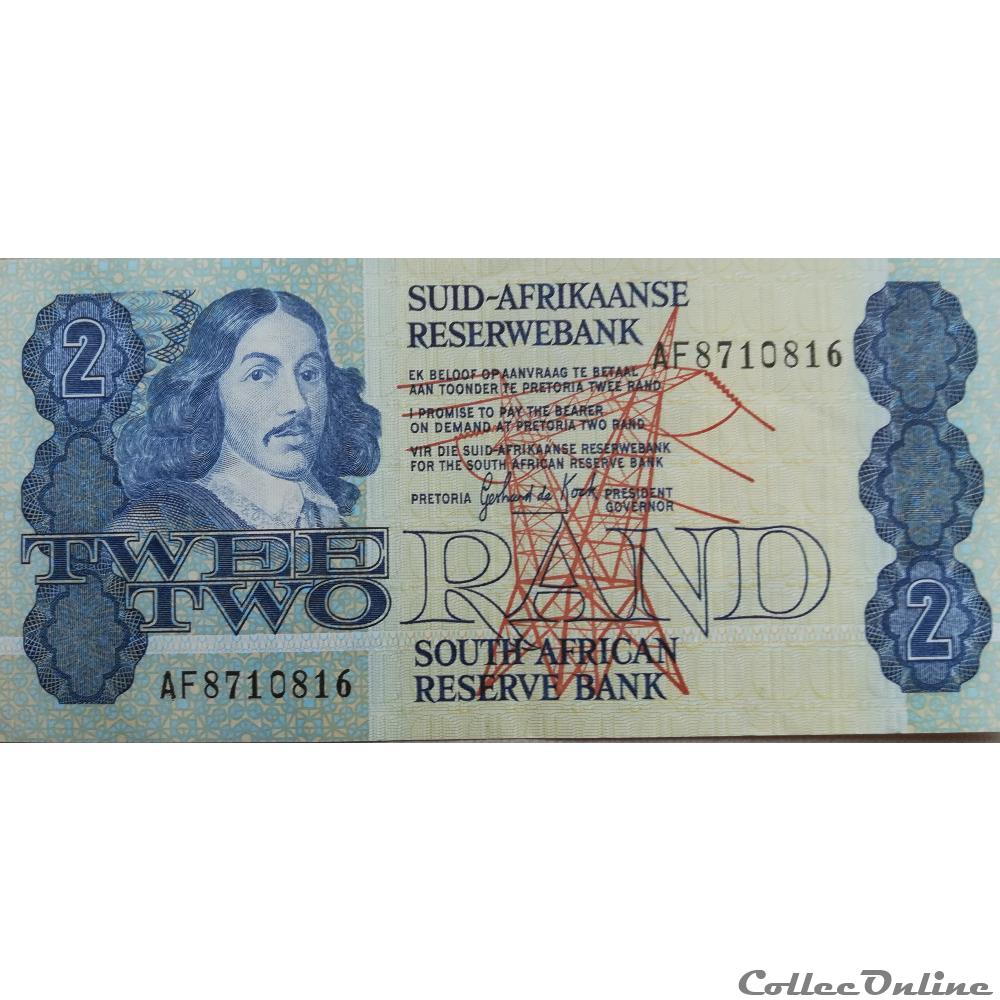 AFRIQUE DU SUD - P 118 C - 2 RAND billet afrique du sud p 118 c 2 rand