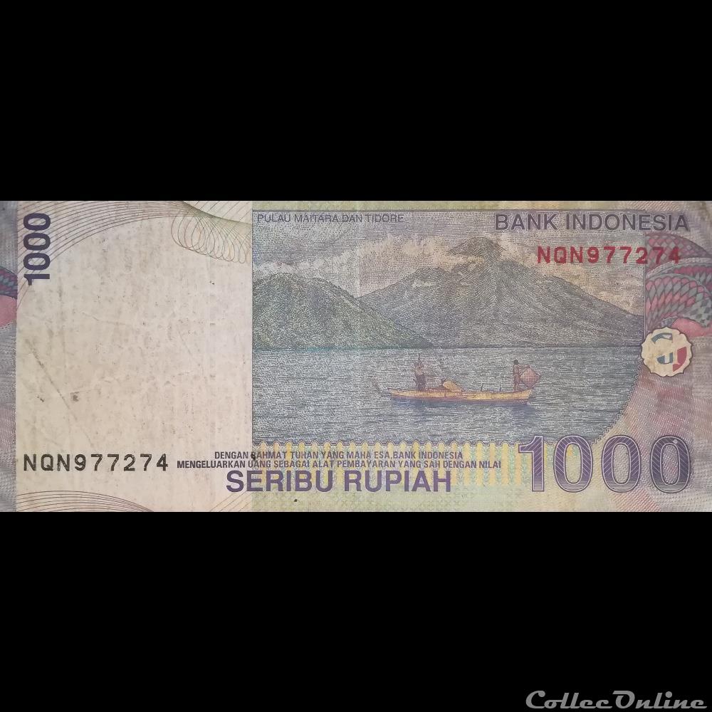 INDONESIE - P 141 I - 1000 RUPIAH - 2008 billet asie indonesie p 141 i 1000 rupiah 2008