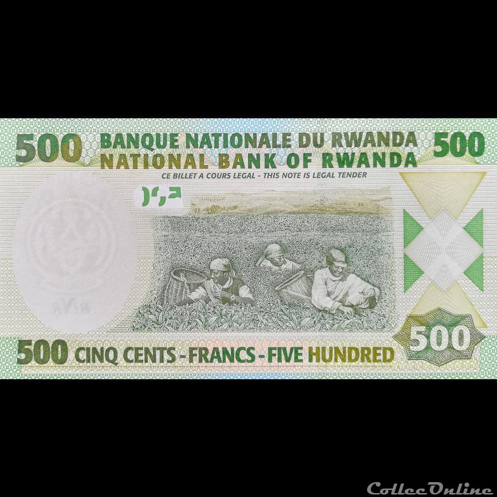 RWANDA - P 30 - 500 FRANCS - 2004 billet afrique rwandum rwanda p 30 500 francs 2004