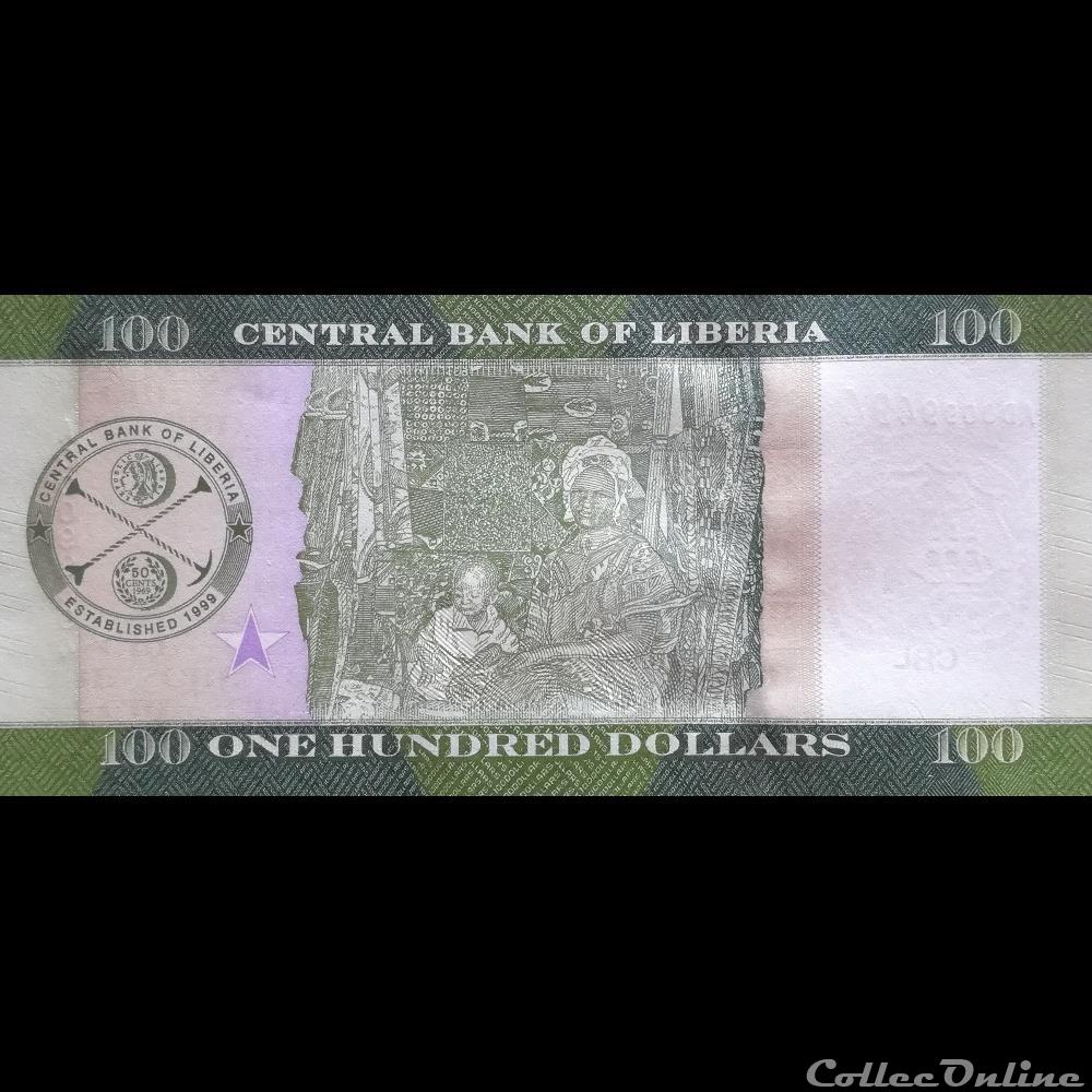 LIBERIA - P 35 B - 100 DOLLARS - 2017 billet afrique liberium liberia p 35 b 100 dollars 2017