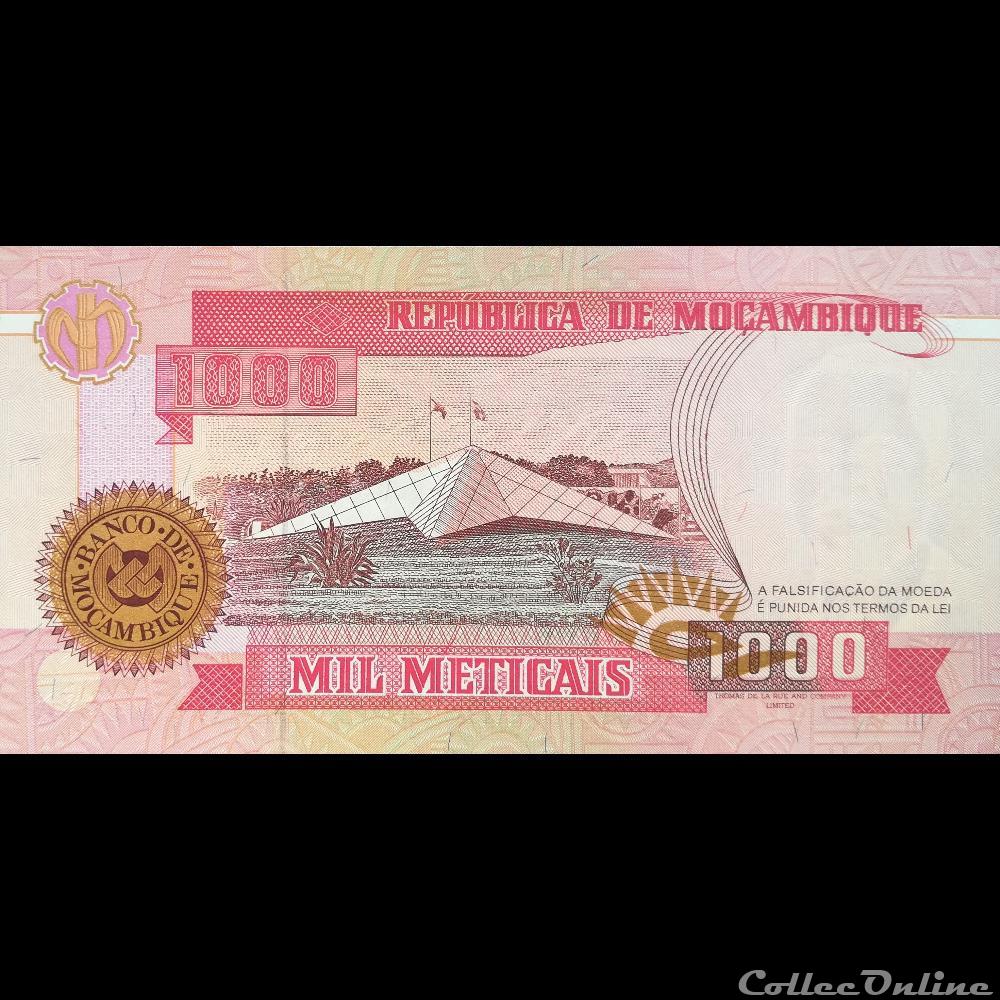 MOZAMBIQUE - P 135 - 1000 METICAIS - 1991 billet afrique mozambique p 135 1000 meticais 1991