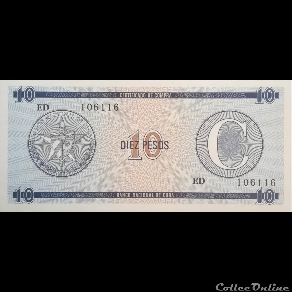 CUBA - P FX 22 - 10 PESOS - ND billet amerique du nord cuba p fx 22 10 pesos nd