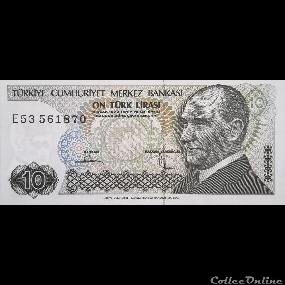 TURQUIE - P 193 B - 10 LIRA - 1982 billet asie turquie p 193 b 10 lira 1982