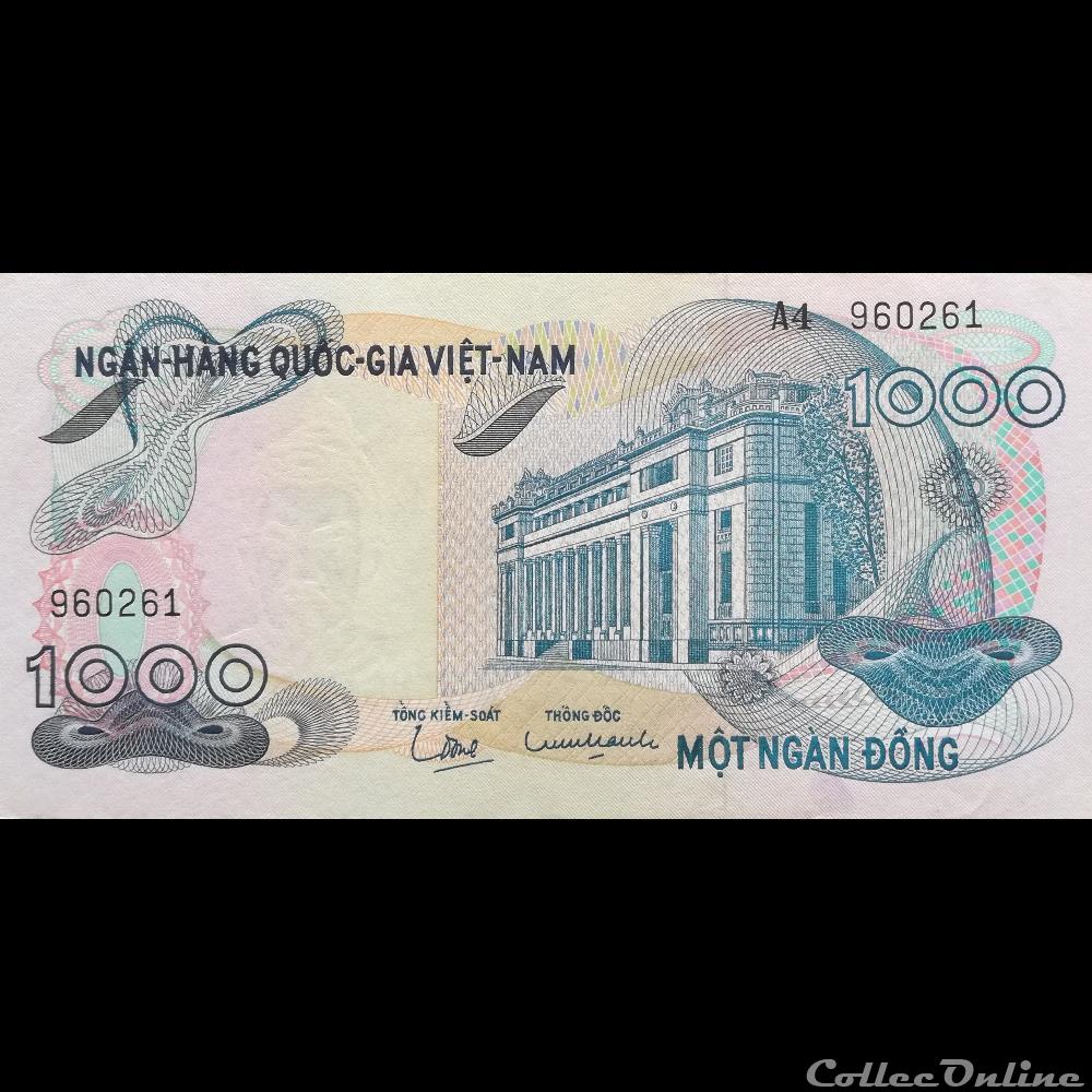 VIÊT NAM DU SUD - P 29 - 1.000 DÔNG - 1971 billet asie vietnam viet nam du sud p 29 1 000 dong 1971