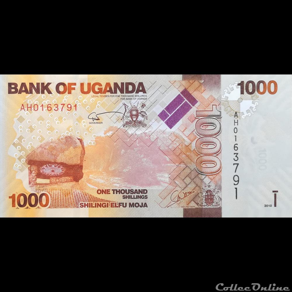 OUGANDA - P 49 A - 1000 SHILLINGS - 2010 billet afrique ougandum ouganda p 49 a 1000 shillings 2010