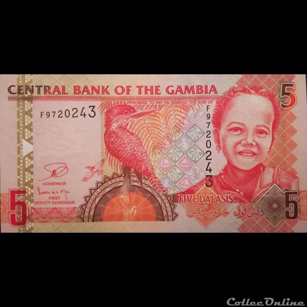 GAMBIE - P 25 - 5 DALASIS - 2013 billet afrique gambie p 25 5 dalasis 2013