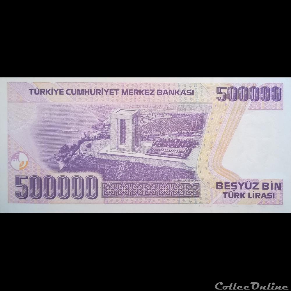 TURQUIE - P 212 B - 500.000 LIRA - 1998 billet asie turquie p 212 b 500 000 lira 1998