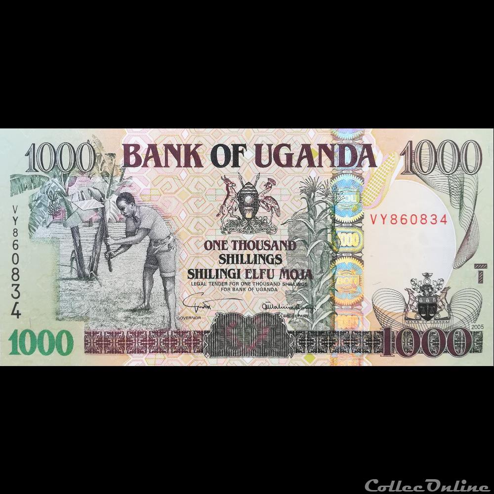 OUGANDA - P 43 A - 1000 SHILLINGS - 2005 billet afrique ougandum ouganda p 43 a 1000 shillings 2005