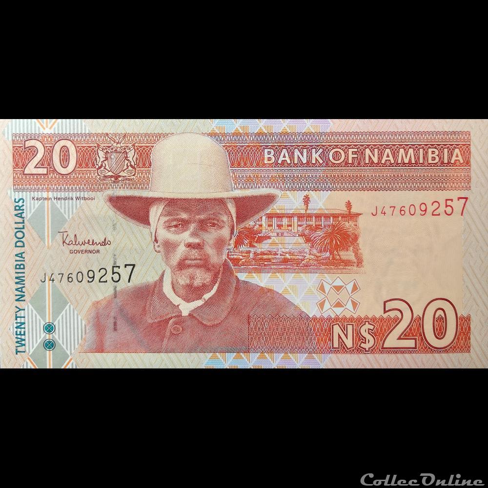 NAMIBIE - P 06 B - 20 NAMIBIA DOLLARS - 2002 billet afrique namibie p 06 b 20 namibia dollars 2002