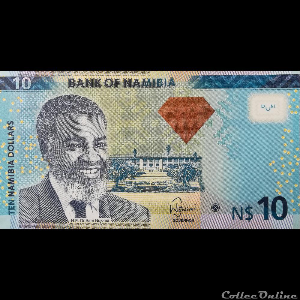 billet afrique namibie p 11 b 10 namibia dollars 2013