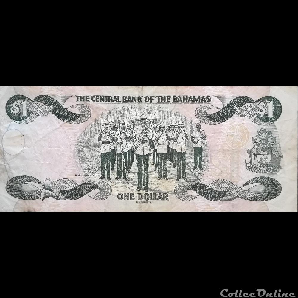 BAHAMAS - P 057 - 1 DOLLAR - 1996 billet amerique du nord bahamas p 057 1 dollar 1996