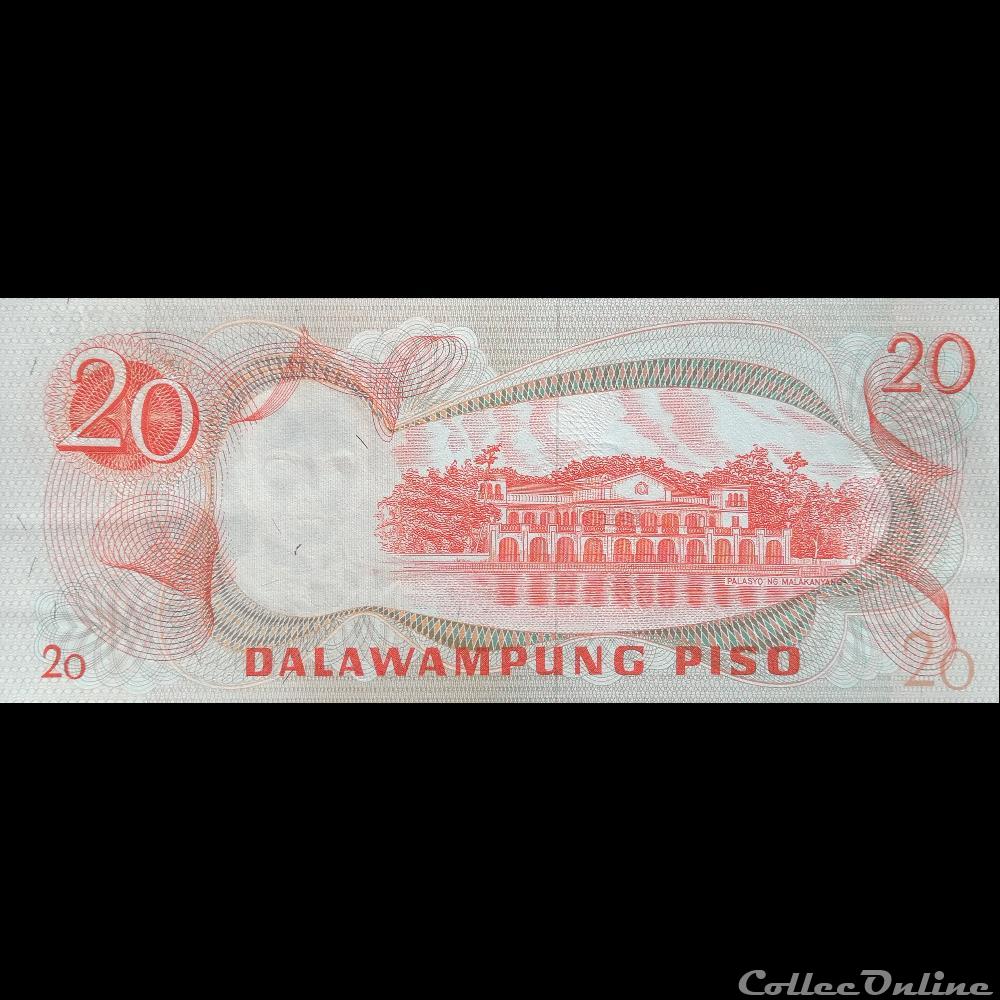 PHILIPPINES - P 155 - 20 PISO - 1970 billet asie philippines p 155 20 piso 1970