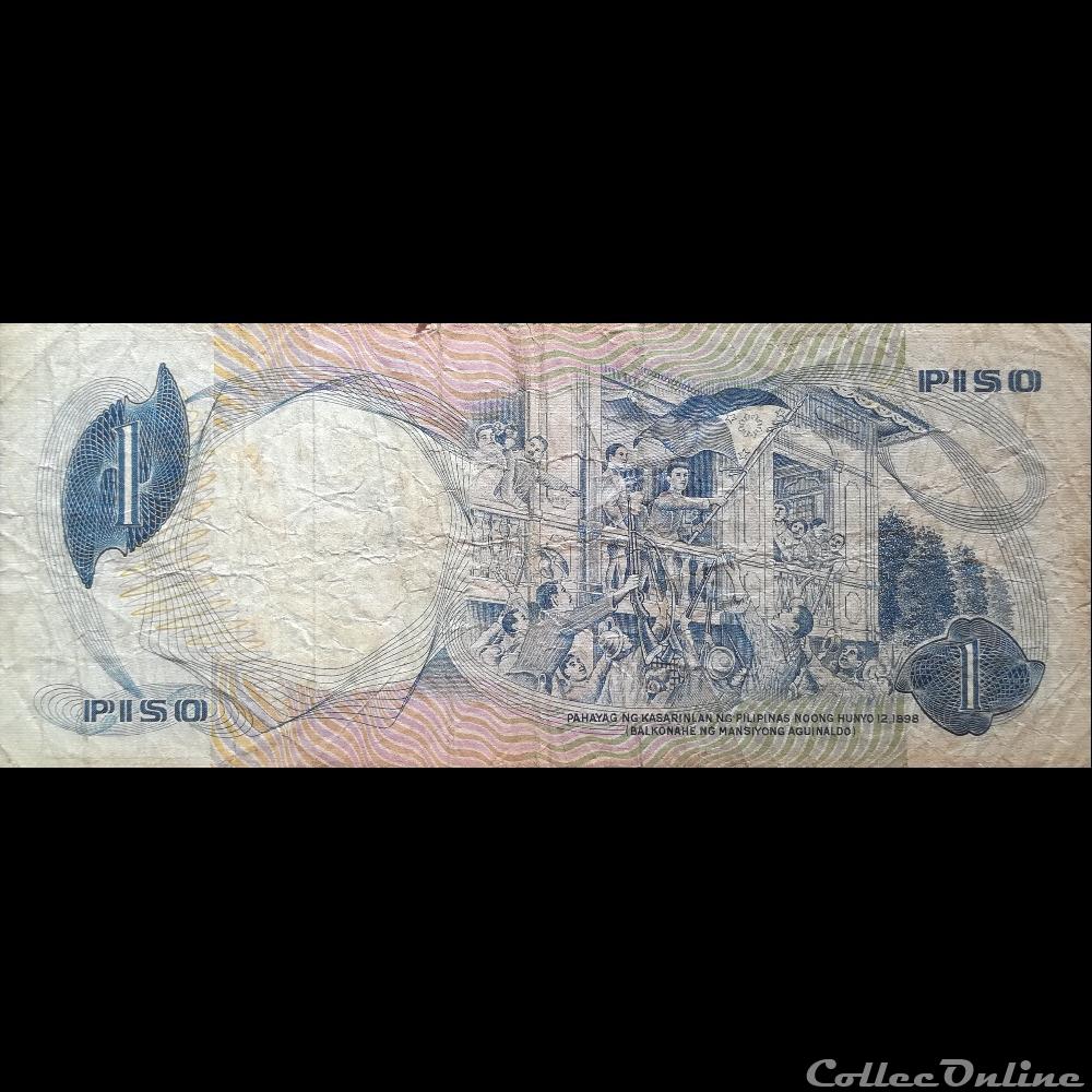 PHILIPPINES - P 142 A - 1 PISO - 1969 billet asie philippines p 142 a 1 piso 1969