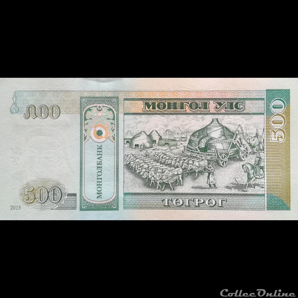 billet asie mongolie p 66 d 500 togrog 2013