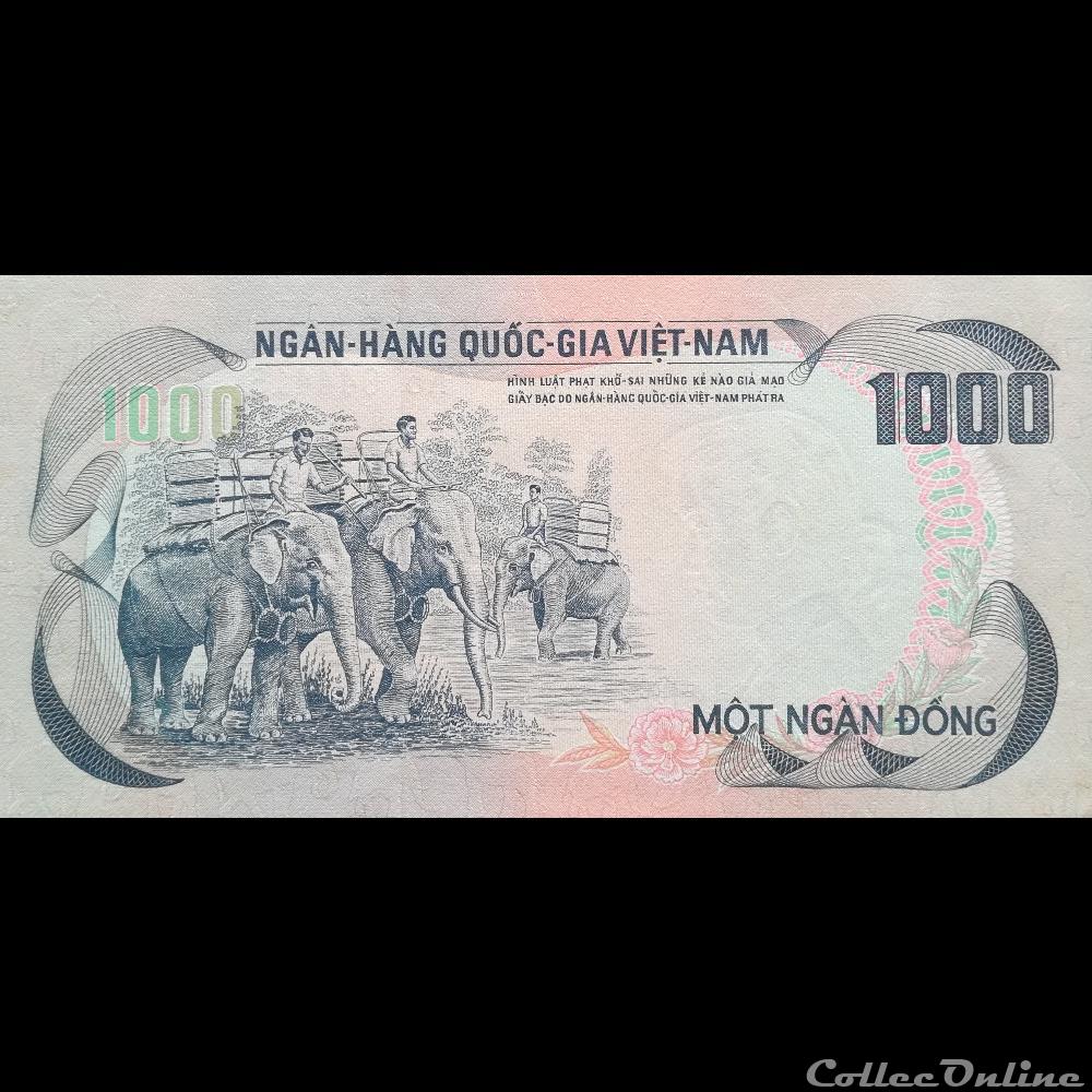 VIÊT NAM DU SUD - P 34 - 1.000 DÔNG - 1972 billet asie vietnam viet nam du sud p 34 1 000 dong 1972