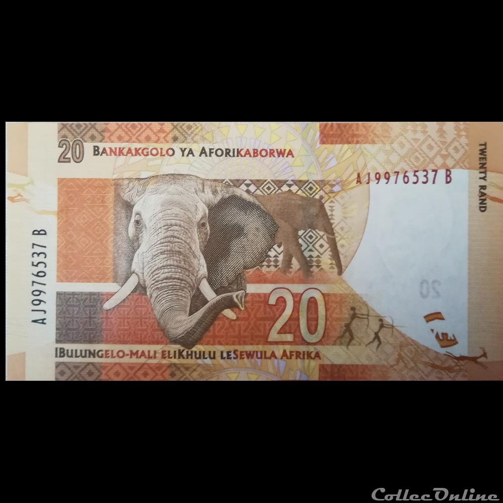AFRIQUE DU SUD - P 134 A - 20 RAND - 2012 billet afrique du sud p 134 a 20 rand 2012