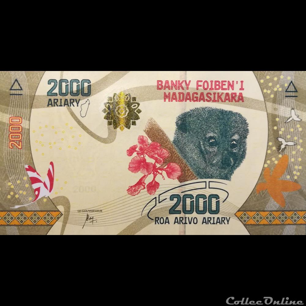 MADAGASCAR - P 101 - 2000 ARIARY - 2017 billet afrique madagascar p 101 2000 ariary 2017