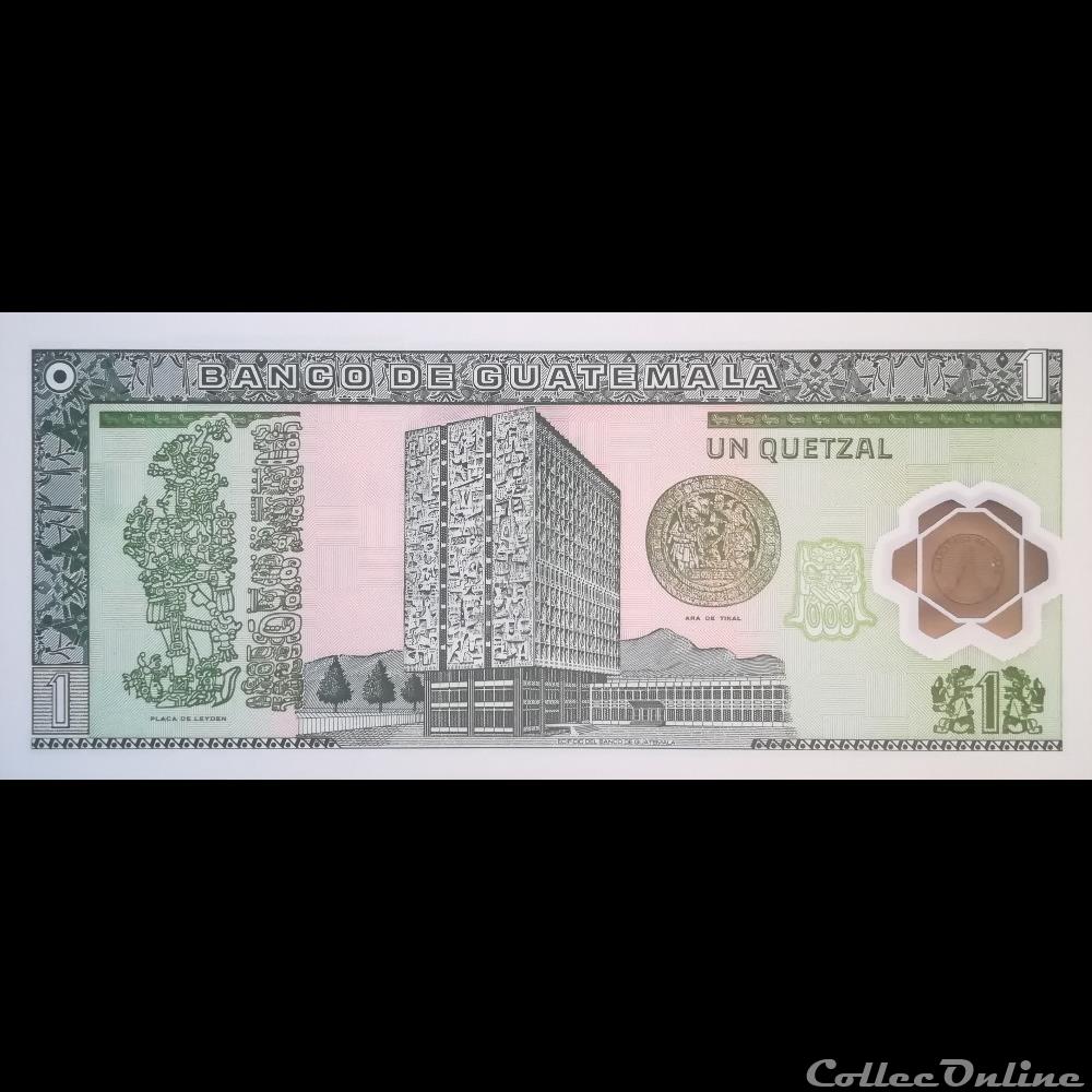 GUATEMALA - P 115 A - 1 QUETZAL - 2008 billet amerique du nord guatemala p 115 a 1 quetzal 2008