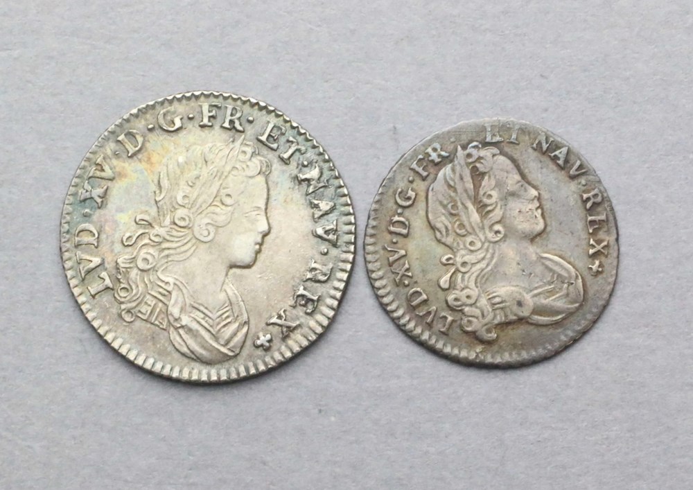 Douzième d'écu de Navarre / 10 Sols 1719 P DIJON monnaies europe medievale france royales douzieme ecu de navarre 10 sols 1719 p dijon