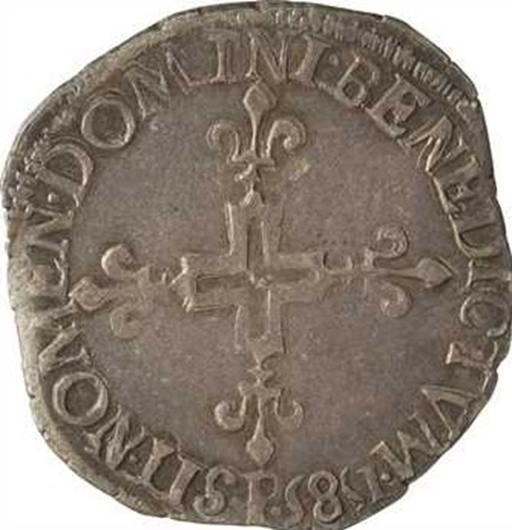 monnaies europe medievale france royales double sol parisis henri iii 2eme type 1585 p dijon