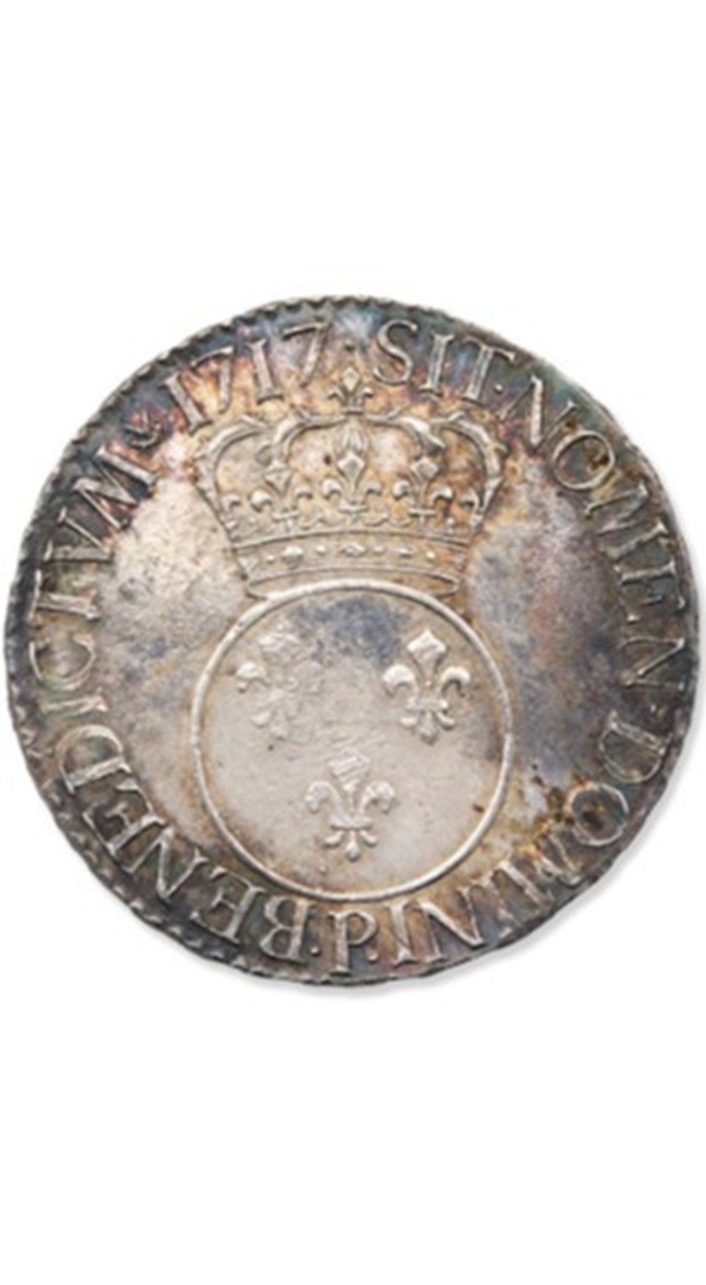 écu Louis XV 1717 P VERTUGADIN FLAN NEUF monnaies europe medievale france royales ecu louis xv 1717 p vertugadin flan neuf