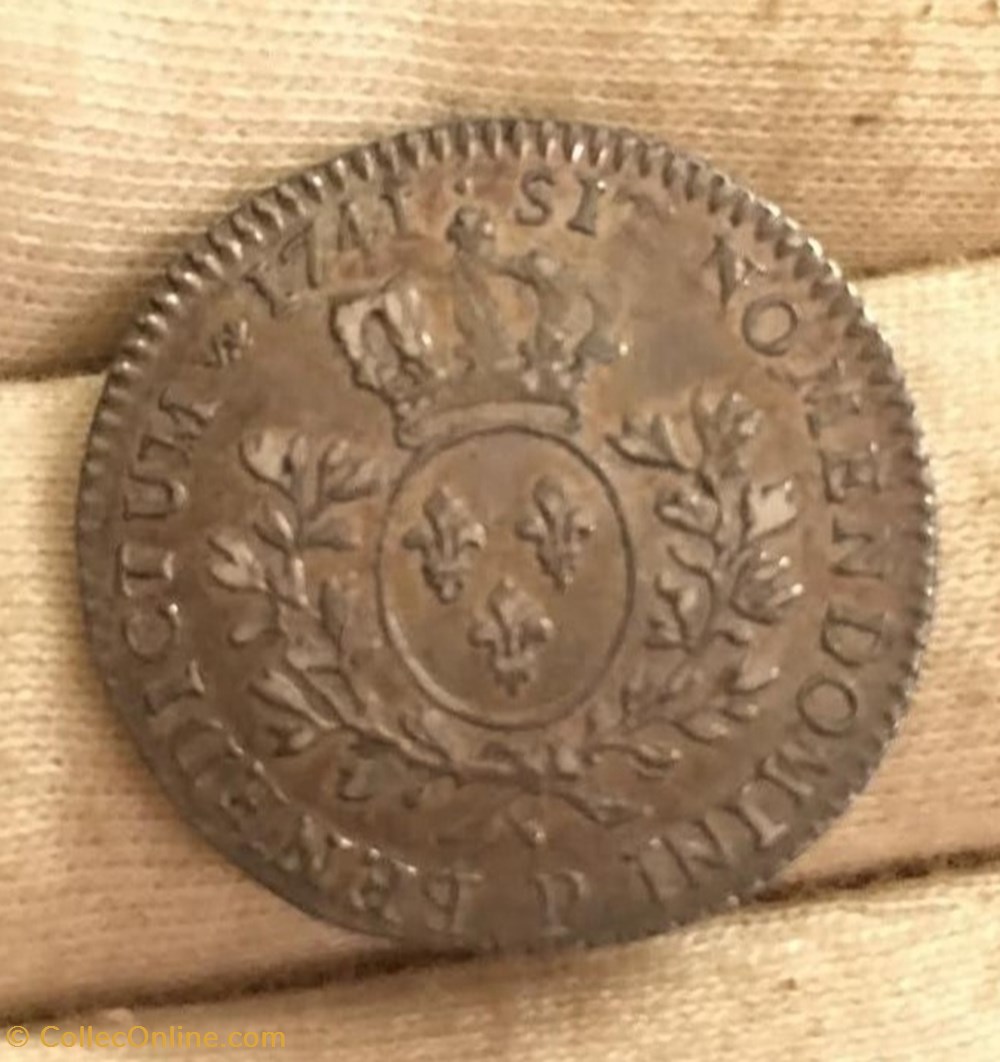 monnaies europe medievale france royales 1 5 ecu louis xv dit au bandeau 1741 p dijon