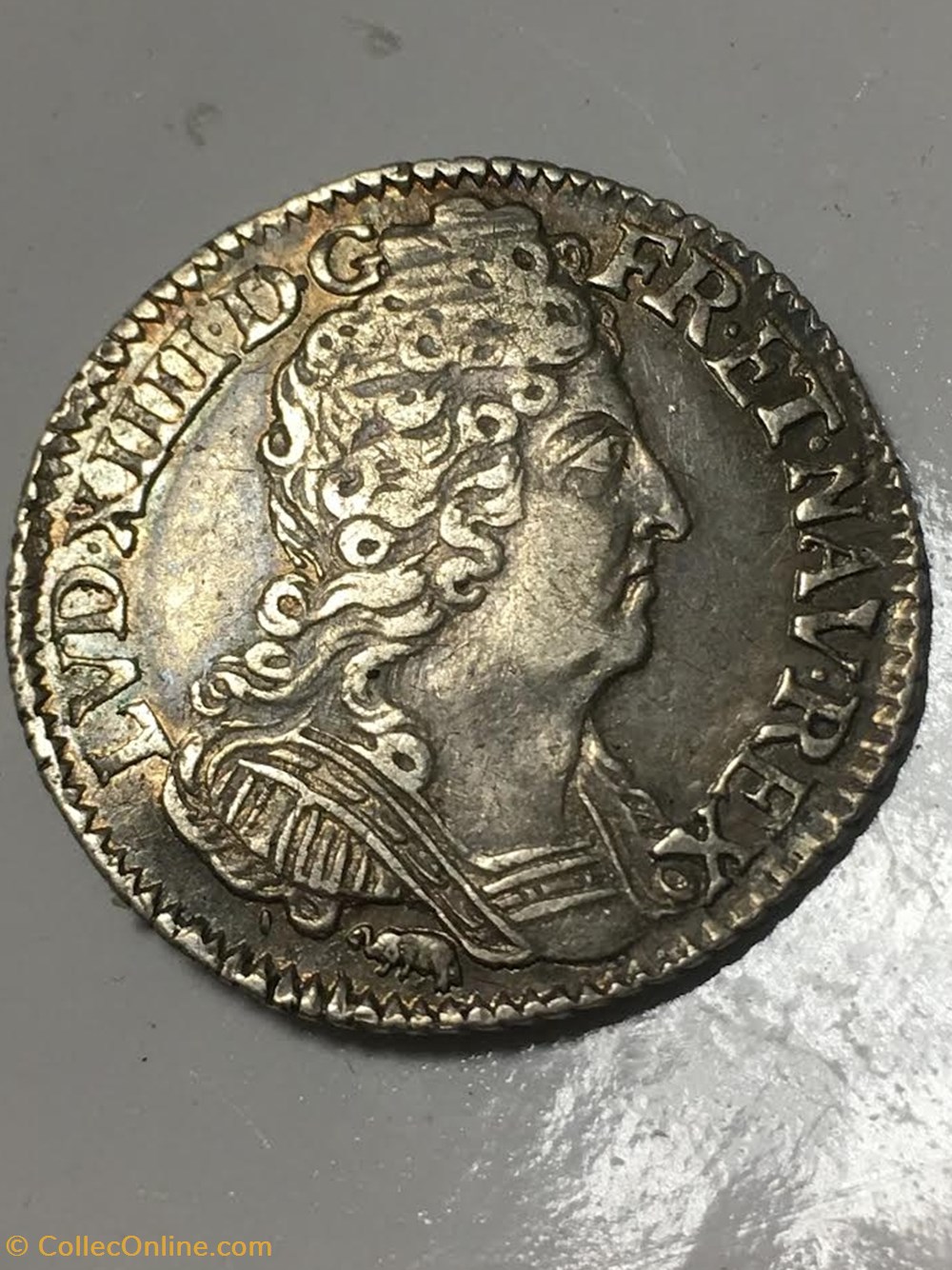 1/10 écu Louis XIV dit aux trois couronnes 1710/9 ? P DIJON monnaies europe medievale france royales 1 10 ecu louis xiv dit aux trois couronnes 1710 9 p dijon