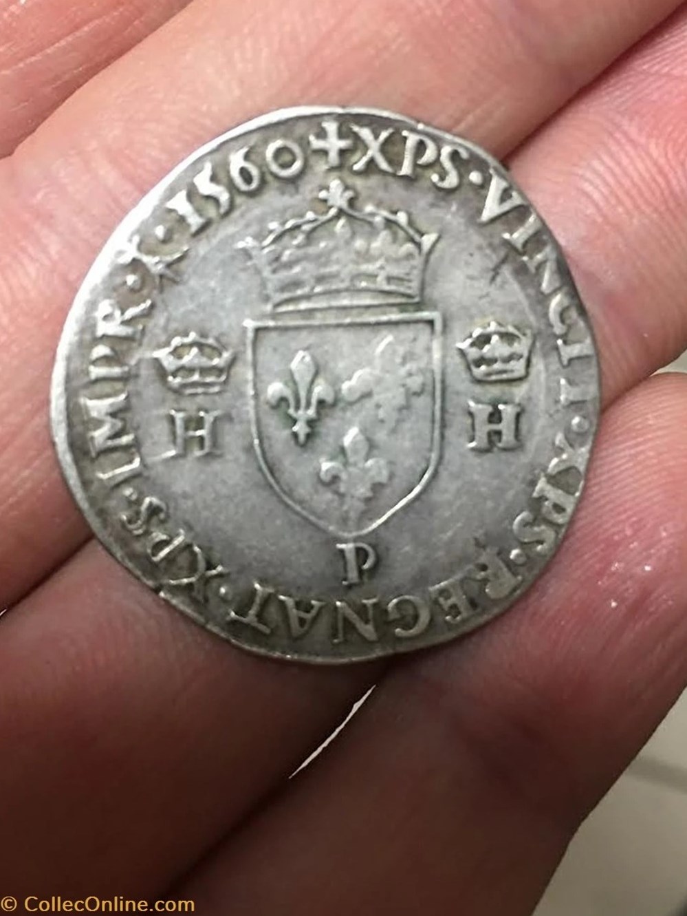 monnaies europe medievale france royales teston henri ii au nom de francois ii 1560 p dijon