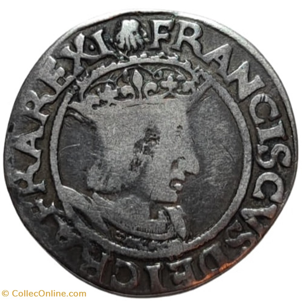 monnaies europe medievale france royales demi teston francois ier dijon 10 eme type