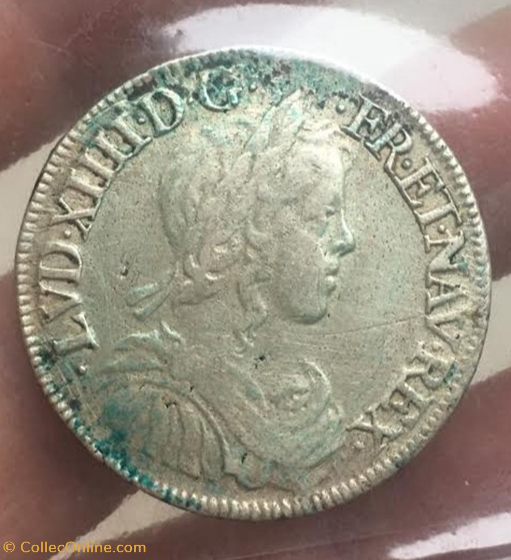 monnaies europe medievale a france royales demi ecu meche courte louis xiv 1655 p dijon
