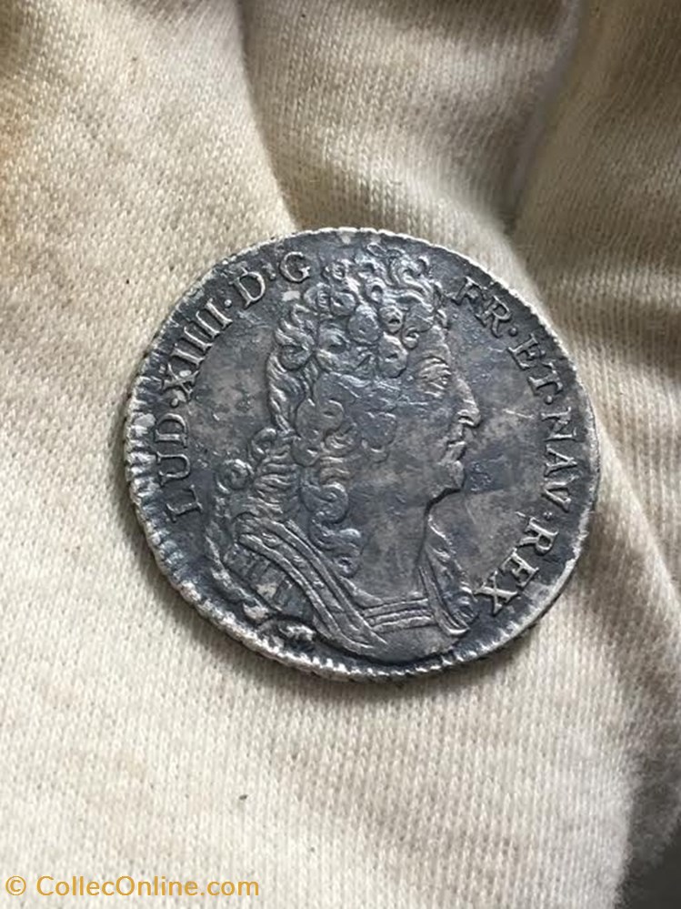 monnaies europe medievale france royales quart ecu dit au soleil louis xiv 1710 p dijon