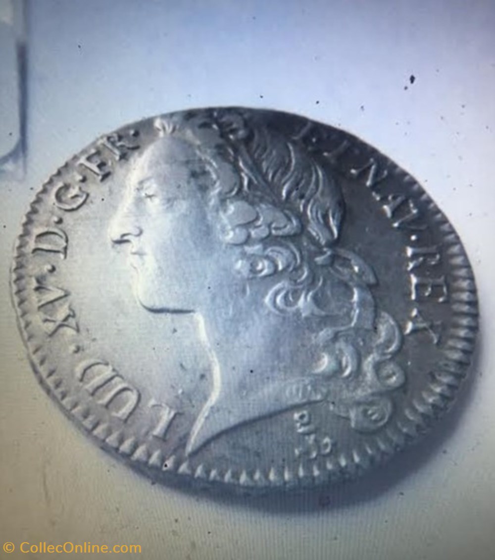 monnaies europe medievale france royales demi ecu louis xv au bandeau 1759 p dijon