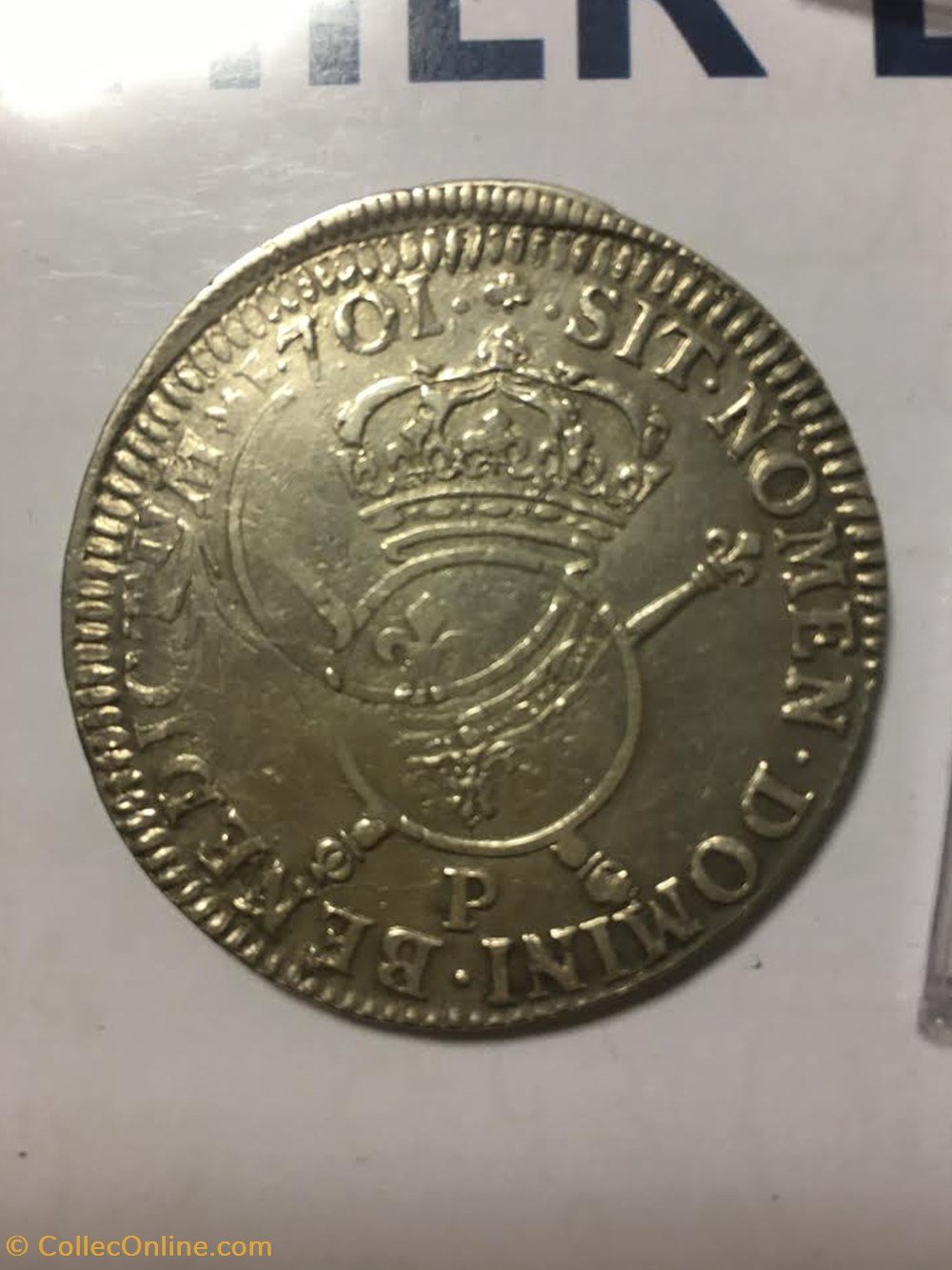 monnaies europe medievale france royales ecu louis xiv dit aux insignes 1701 p dijon ref