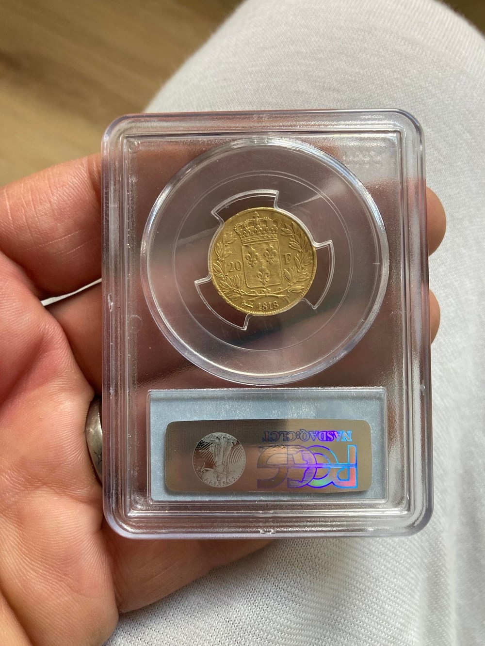 20 Francs or 1818 T NANTES PCGS AU58 monnaies 20 francs or 1818 t nantes pcgs au58