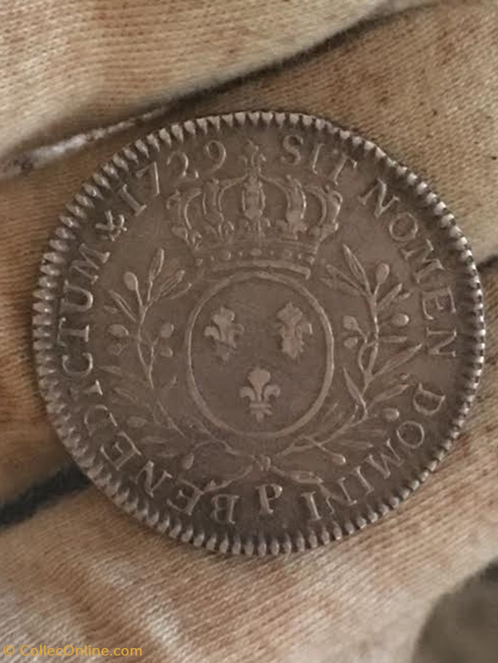 monnaies europe medievale france royales demi ecu louis xv dit aux branches olivier 1729 p dijon