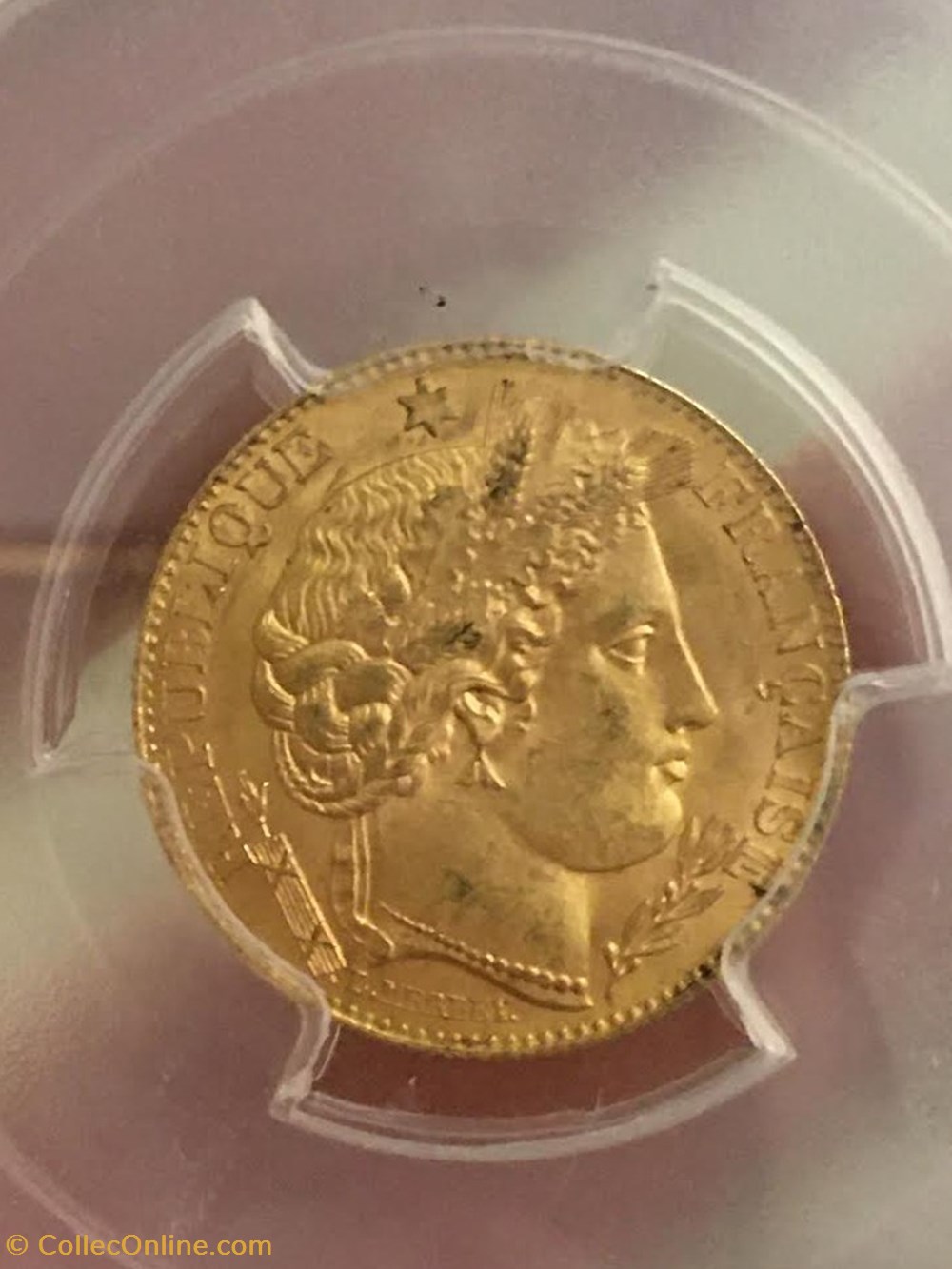 10 FRANCS OR CERES 1895 A PARIS PCGS MS64 2 monnaies 10 francs or ceres 1895 a paris pcgs ms64