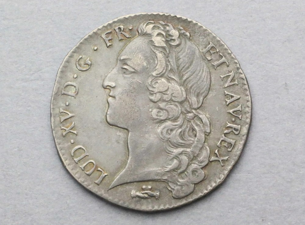 Demi écu Louis XV au bandeau 1767 P DIJON monnaies europe medievale france royales demi ecu louis xv au bandeau 1767 p dijon