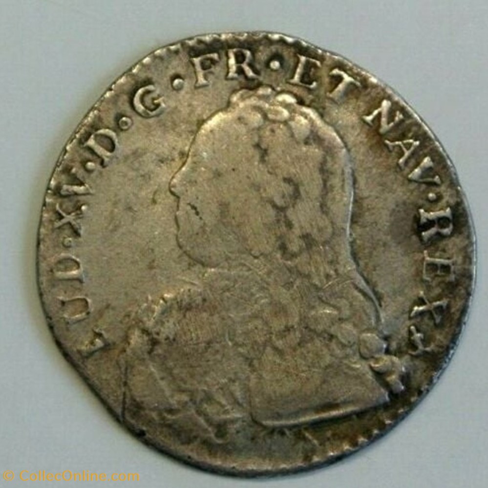 monnaies europe medievale france royales 1 10 ecu argent aux branches olivier 1730 p dijon